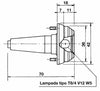 Fanale freccia arancione 42x70mm