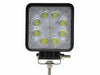 Faro da lavoro 8 LED Epistar quadrato a largo raggio freddo 24W IP67 Confezione da 1pz