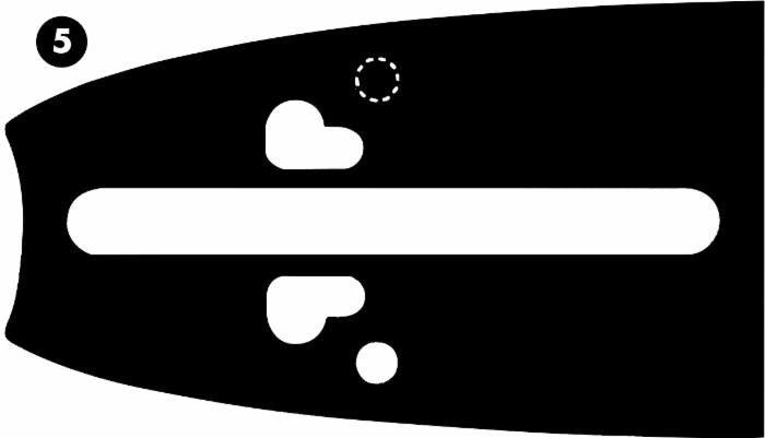 Barra Ama 10" da 3/8" per motosega da potatura