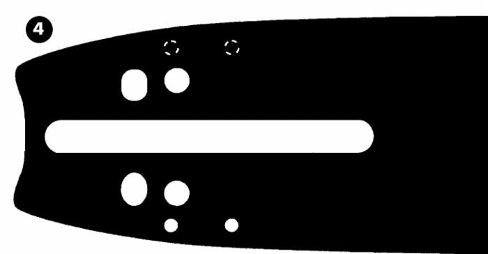 Barra Ama 10" da 3/8" per motosega da potatura