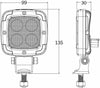 Faro lavoro a LED blu 10-30V 20W 180 lm