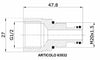 Bussola carry-over per distributore 3/8