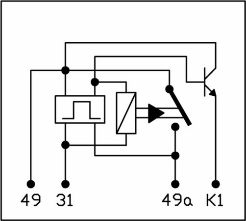 Intermittenza 4 poli 12V per fanali LED ed alogeni confezione da 2 pezzi