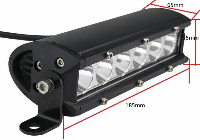 Faro da lavoro a barra 6 LED ad ampio raggio Flood 30W IP67