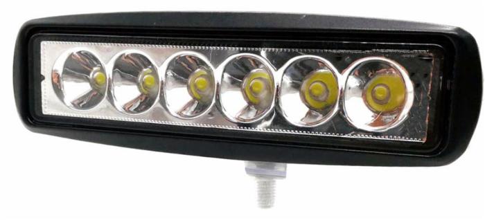 Faro da lavoro 6 LED a lungo raggio Spot 18W IP67