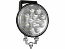 Faro da lavoro a 12 LED rotondo Ø 156mm a lungo raggio 36W IP67 Confezione da 1pz