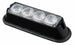 Luce di segnalazione arancio 4 LED 12/24V confezione da 2 pezzi