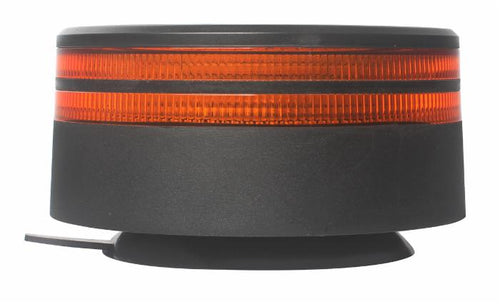 Lampeggiante a 50 LED 12-24V 25W a doppia riga base magnetica