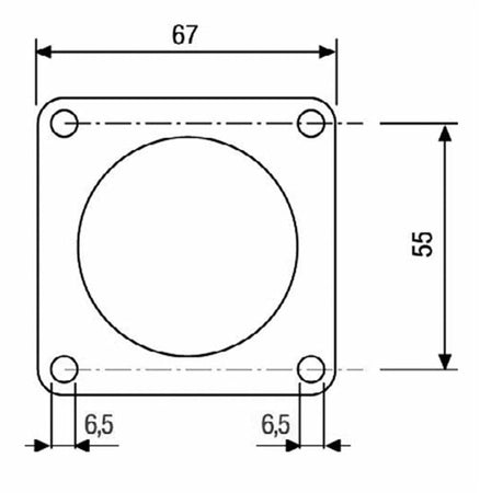 Interruttore staccabatteria 12-24V con maniglia rotativa