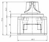 Interruttore staccabatteria 12-24V con maniglia rotativa