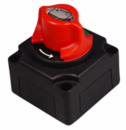 Interruttore staccabatteria 12-24V con maniglia rotativa