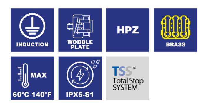 Idropulitrice professionale ad alta pressione AR 747 da 540 L/h