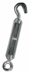 Tenditore Occhio Gancio Acciaio Ø 3/8 L min 196mm confezione da 10 pezzi