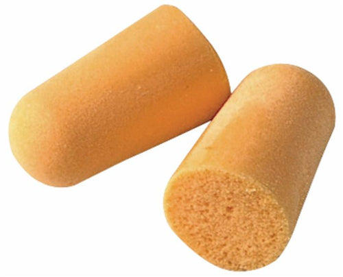 Tappi auricolari antirumore 3M serie 1100 SNR di 37dB schiuma poliuretanica confezione da 100 pezzi