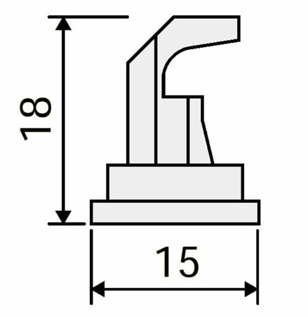 Ugello a specchio DEF 130° riferimento originale DEF06