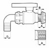 Valvola a sfera filettatura G 1 1/4