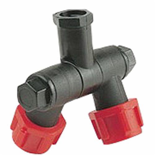 Portagetto doppio snodato con testina filettato G3/8 confezione da 3 pezzi