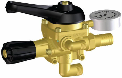 Comando con regolatore in ottone M170 OT- portata 150 l/min