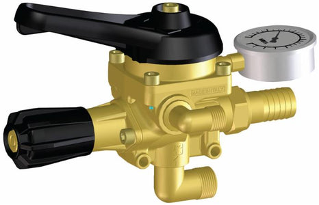 Comando con regolatore in ottone M170 OT- portata 150 l/min
