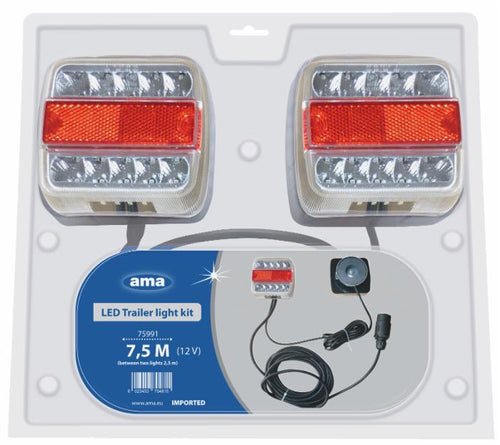 Kit magnetico con fanali e led 12,5/4 m