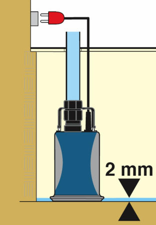 Elettropompa sommersa drenaggio acque chiare 350W