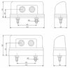 Luce targa a LED 10-30V