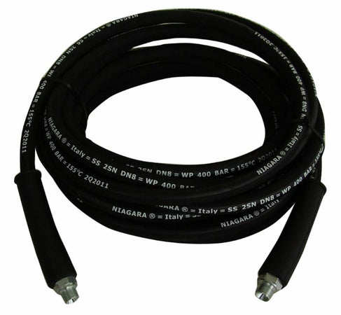 Tubo raccordato idropulitrice 8 mt completo di manicotti