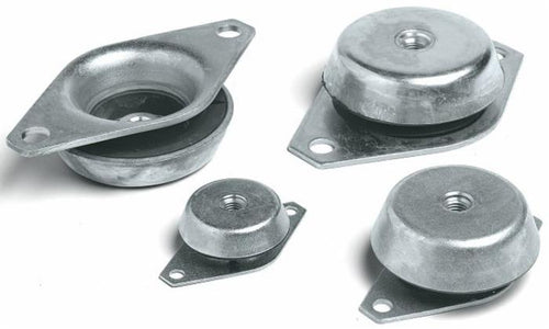 Supporto antivibrante a campana 62X30mm con filetto M10