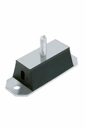 Supporto antivibrante rettangolare 200x40,perno M12