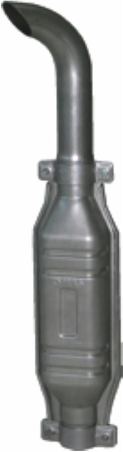 Marmitta completa con prolunga curva attacco 60mm