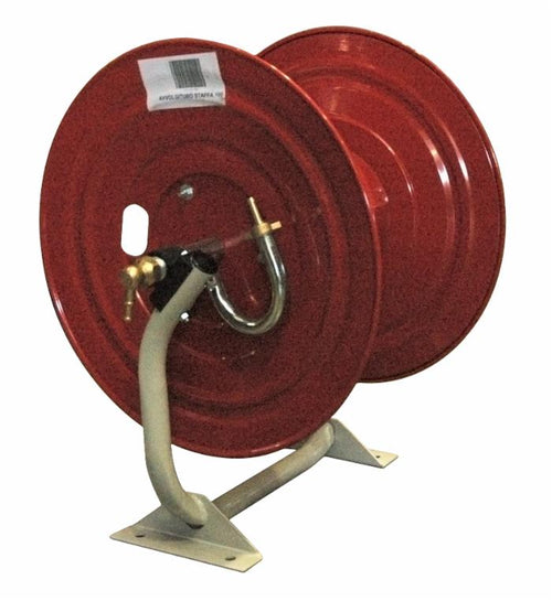 Avvolgitubo con base a staffa per tubi da 200m