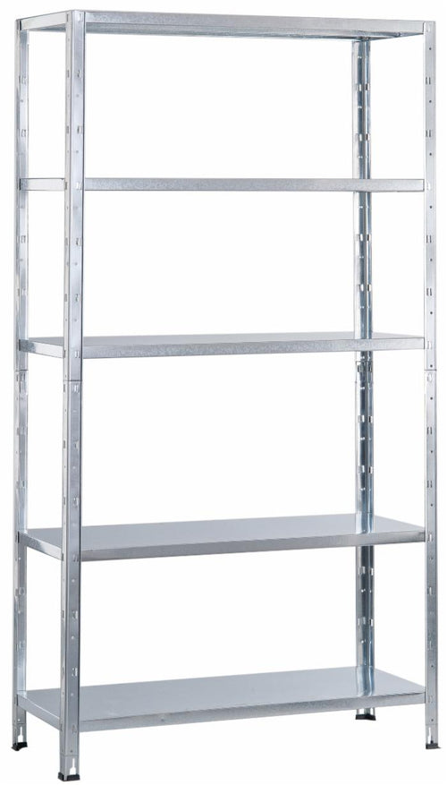Scaffale metallico a incastro in kit L100xH188xP40