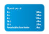 Assortimento fusibili siluro da 75 pezzi