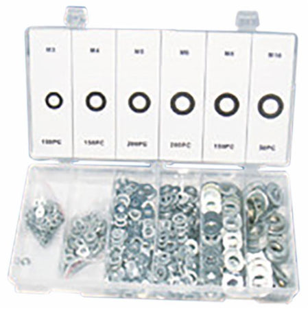 Assortimento rondelle piane da 900 pezzi