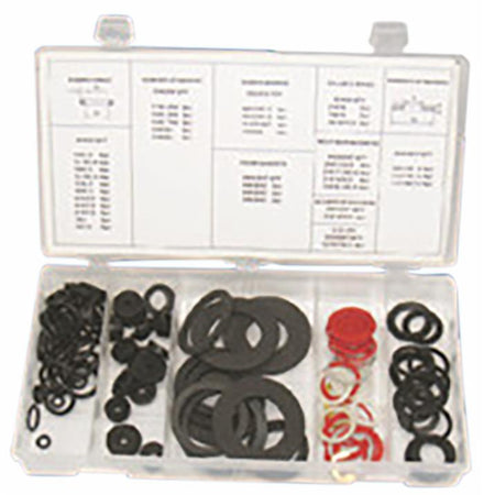 Assortimento o-ring in gomma da 125 pezzi