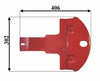 Pattino falciatrice rotativa adattabile Kuhn 56809300