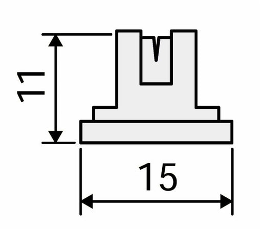 Ugello antideriva marrone con angolo di spruzzatura 110° confezione da 15 pezzi