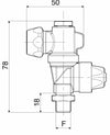 Getto atomizzatore Arag singolo con ugello 40bar
