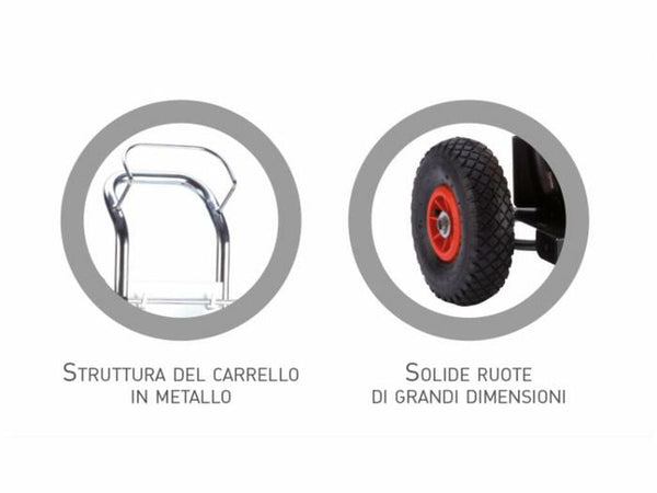 Pompa elettronica con carrello 15 lt Confezione da 1pz