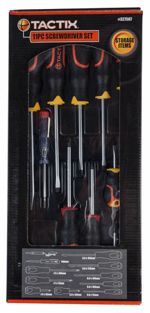 Vaschetta assortimento cacciaviti da 11 pezzi