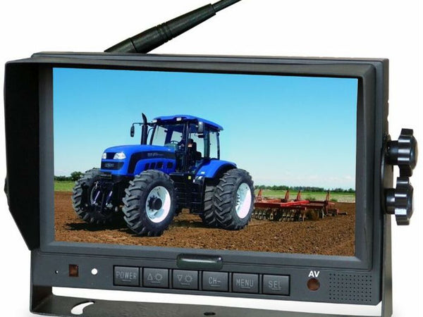 Kit videoretro wireless a colori 10-32v per 4 telecamere