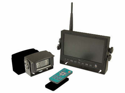 Kit videoretro wireless a colori 10-32v per 4 telecamere