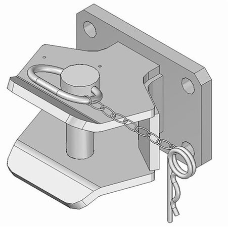 Gancio di traino omologato con perno ø 28mm