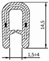 Guarnizione coprilamiera fino a 4mm (5 mt)