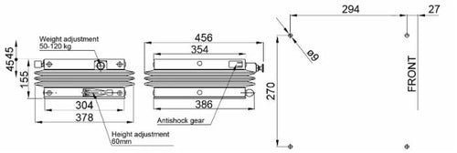 Sospensione pneumatica 12 V