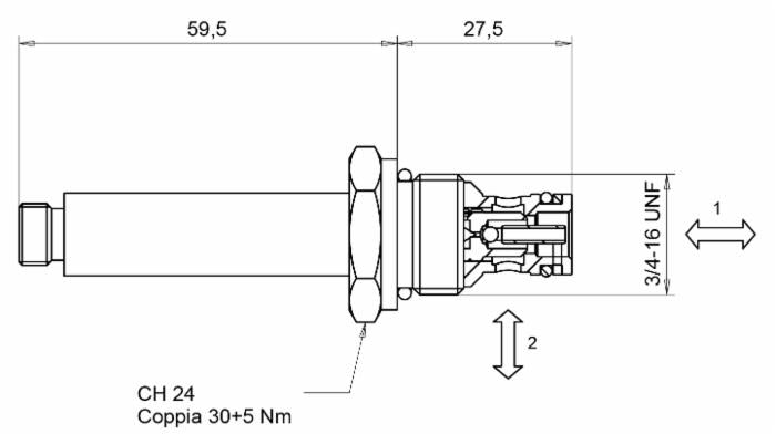 Valvola elettrica a 2 vie normalmente chiusa 12VDC
