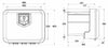 Cassetta porta attrezzi in plastica 480x400x400mm