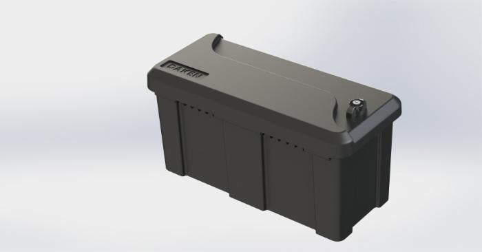 Cassetta porta attrezzi in plastica 1 serratura