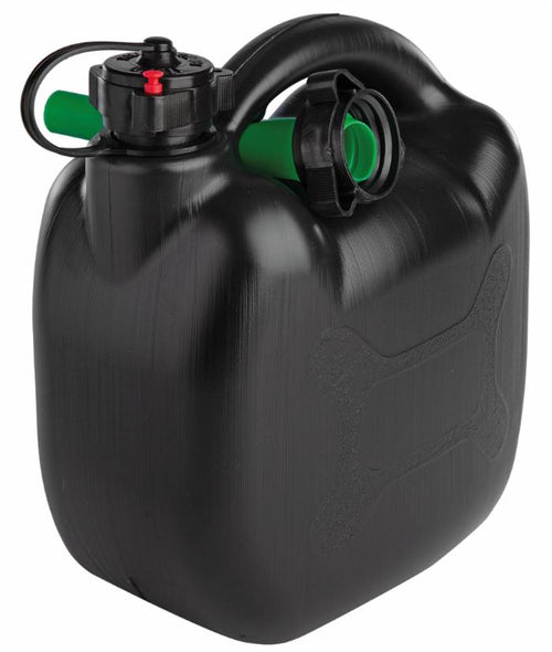 Tanica nera in plastica 5 lt