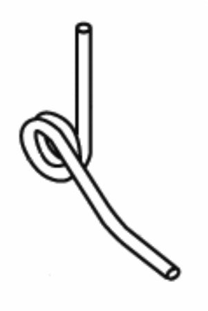 Molla braccio cerniera originale Gaspardo 21120319